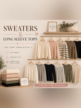 Sweaters and long sleeve